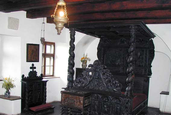 Спальня короля Фердинанда в замке (начало 20 века)