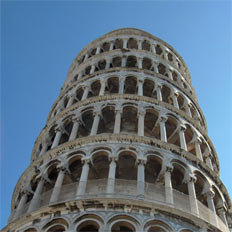 Пизанская башня   (итал. Torre pendente di Pisa), Пиза, Италия